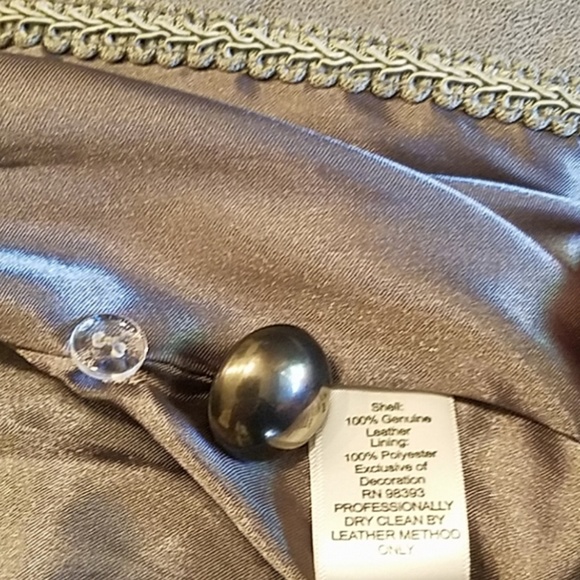 ⬇️ Bradley NWT suede leather studded gray jacket - Picture 7 of 8